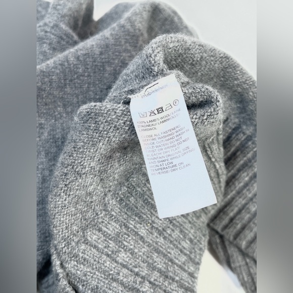 NEW! BLACK BROWN 1826 100% lambswool dark grey sweater - Picture 6 of 7